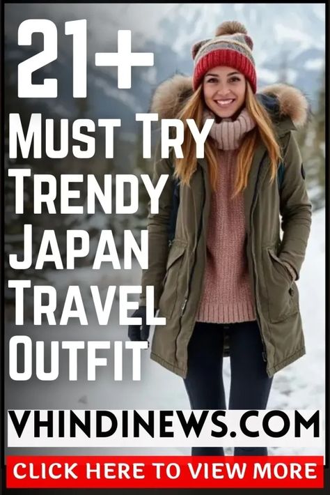 What to Wear in Japan for Women: Best Japan Travel Dress November to December 2024 76 Osaka Outfit, What To Wear In Japan, Japan Travel Outfit, Uniqlo Heattech, December Outfits, Cozy Oversized Sweaters, Branded Outfits, Japan Outfit, Travel Dress