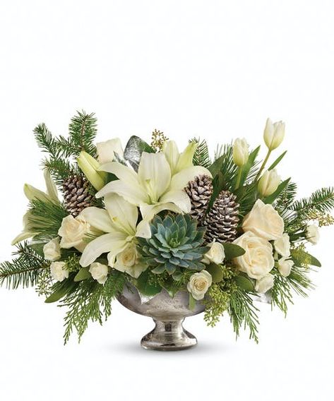 Bread bowl christmas centerpiece