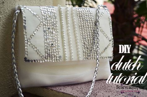 DIY evening clutch / purse tutorial. Clutch Purse Tutorial, Clutch Purse Pattern, Diy Clutch Purse, Diy Clutch Bag, Clutch Diy, Clutch Sewing, Sewing Tutorials Bags, Clutch Tutorial, Coin Purse Tutorial