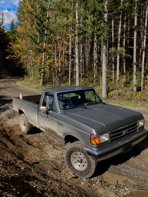 Bricknose Ford, 1991 Ford F150, 87 Chevy Truck, Chevy Trucks Older, Full Size Pickup Truck, Vintage Pickup Trucks, Truck Mods, Custom Pickup Trucks, Ford F100