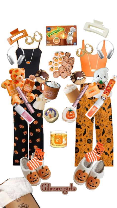 Cake Gift Basket, Halloween Things To Do, Fun Sleepover Activities, Halloween Sleepover, School Emergency Kit, Bff Matching Outfits, Halloween Movie Night, Sleepover Birthday Parties, Holiday Baskets