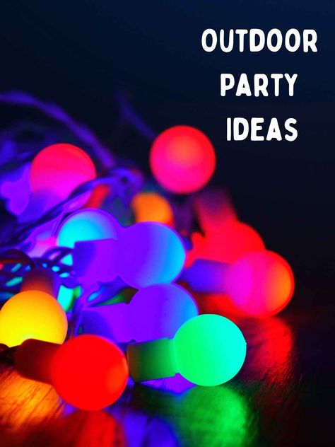 73+ Bold Glow in the Dark Party Ideas - Fun Party Pop Outdoor Party Ideas, Backyard Party Games, Beach Glow, Glow In Dark Party, Glow In The Dark Party, Inside Games, Color Wars, Diy Glow, Dark Party