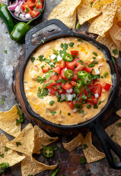 Learn How to Cook Smoked Queso Dip Recipe For Free | Recipes You'll Love, Made Easy! Queso Dip With Chorizo, Dip With Chorizo, Melted Cheese Dip, Smoked Queso Dip, Smoked Queso, Queso Dip Recipe, Trendy Recipes, Queso Dip Recipes, Summer Potluck