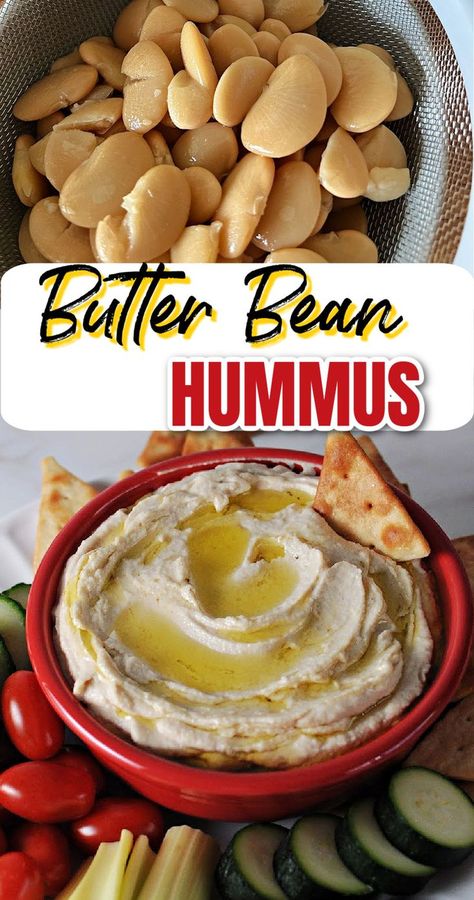 Bread Crackers, Butter Beans Recipe, Easy Hummus Recipe, Bean Hummus, Hummus Recipe Homemade, Veggie Dip, Homemade Hummus, Cheese Ball Recipes, Tailgate Food