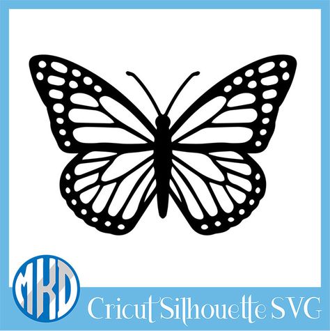 Butterfly For Cricut, Monarch Butterfly Svg Free, Butterflies Svg Free, Free Svg Files For Cricut Butterflies, Butterfly Cricut Svg, Monarch Butterfly Svg, Free Svg Butterfly, Butterfly Sillhoute, Butterfly Cricut Projects