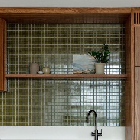 633 likes, 69 comments - jessosheadesigns on May 2, 2023: "Layers of timber, terrazzo and green. A kitchen for all my mid-century lovers ✨ • The original home was fairly new and whilst it was ...". Mid Century Modern Terrazzo Floors, Mid Century Tile Floor, Timber Terrazzo, Mid Century Modern Laundry, Mid Century Laundry, Polished Concrete Floor Kitchen, Mcm Kitchens, Modern Scandi Kitchen, 2023 Layers