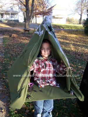 Stockton is obsessed with tents and forts so I wanted to make him a tent costume for Halloween this year and found this one for some ideas.  However, a nearly 2 year old not ripping this off and squirming out of it immediately...?  Uhmmm... lol Tent Costume, Camping Costume, Halloween Camper, Camper Decorations, Cosmo And Wanda Costume, Cosmo Wanda, Camp Party, Halloween Camping, Halloween Costumes To Make