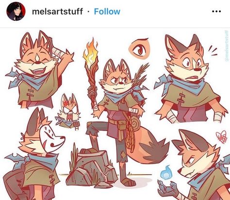 Fox Character, Creature Drawings, Cat Character, 1st Place, Fox Art, Game Character Design, Arte Animal, Dnd Characters, Creature Design