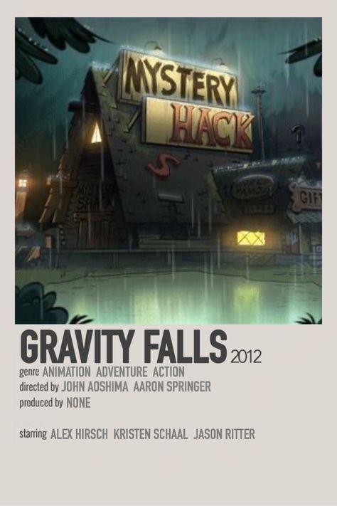 You Tv Show Poster, Gravity Falls Polaroid Poster, Gravity Falls Poster Vintage, Gravity Falls Minimalist Poster, Gravity Falls Prints, As You Are Movie Poster, Film And Series Poster, Cool Posters For Room Anime, Gravity Falls Polaroid