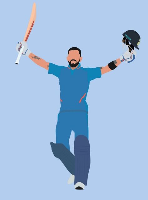 Virat Kohli Painting Easy, Virat Kohli Hd Wallpaper, Virat Kohli Hd, Cartoon Template, Kohli Wallpapers, Cricket Poster, Kl Rahul, Virat Kohli Instagram, Virat Kohli Wallpapers