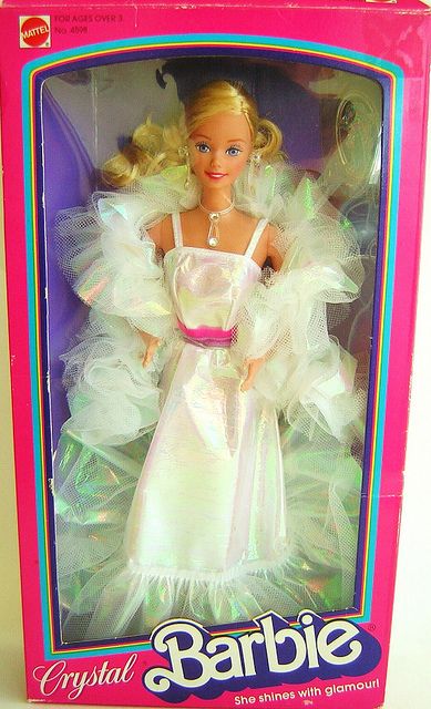 CRYSTAL BARBIE 1983 | Flickr - Photo Sharing! Crystal Barbie, Dolls From The 80s, 1980s Barbie, Barbie 80s, Mood Bored, Im A Barbie Girl, Fashion Barbie, Black Dolls, Barbie Toys