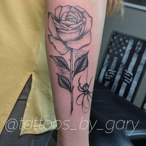 Rose Spider Web Tattoo, Rose With Spider Web Tattoo, Spider And Flower Tattoo, Lost Soul Tattoo, Spider Web Tattoo, Black Rose Tattoos, Soul Tattoo, Web Tattoo, Spider Tattoo