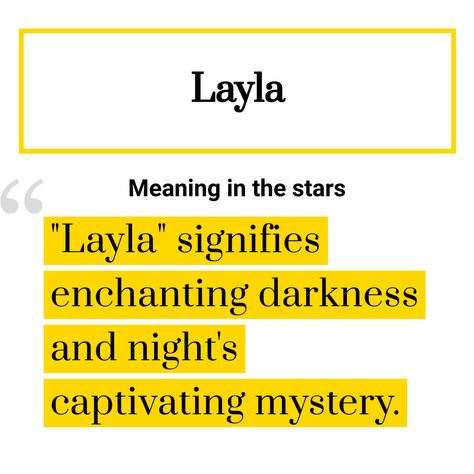 Meaning of the name Layla Layla Name Meaning, Layla Name, Name Meaning, With Meaning, Names With Meaning, Baby Fever, School Stuff, Meant To Be, Quick Saves