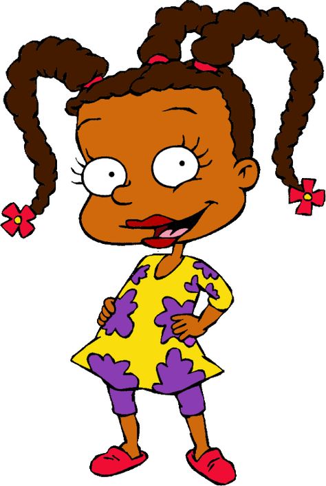 Rugrats Susie Carmichael Susie Carmichael, Rugrats Characters, A Cartoon, Braids, Hair, White, Plaits