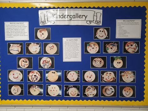 Loose Parts Self Portraits, I Am Unique, Self Portraits, Loose Parts, All About Me!, The Classroom, Bulletin Boards, Next Week, Bulletin Board