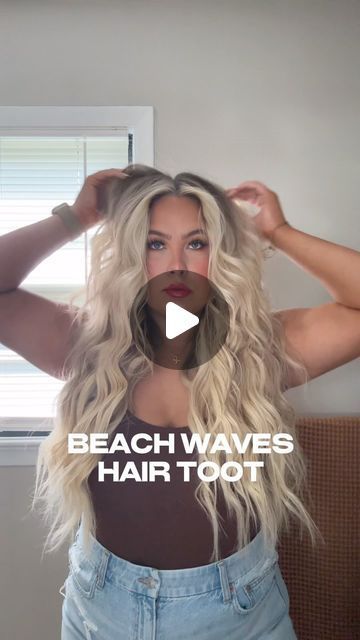 GIANNA BIEROS on Instagram: "My famous beach waves tutorial 🌊🌴🌺 comment HAIR for direct links to your DM with all my products used to achieve this look!!  The best way to learn this method - watch & do it with me! I used to curl my hair with a wand and once I learned this method, I have never looked back!! Promise you won’t either, trust the process ✨  Follow @giannabieros for more hair tutorials 🌸  #hairstyles #longhair #shorthair #beachwaves #howto #handtiedextensions #bioionic #curlingiron #hairfashion #hairgoals #hairtutorial #hairtransformation #hairstyles #hairideas #hairstylist #longhair #longhairstyles #hairoftheday #hairofinstagram #thickhair #thickhairstyles #hairhacks #easyhairstyles #easyhairhack #simplehairstyles #cleangirlaesthetic" Curled Beach Waves, Beach Waves How To, Utah Waves Hair, How To Curl Extensions Tutorials, Beach Wave Long Hair, How To Beach Waves Long Hair, Beach Waves Hair Tutorial Curling Iron, How To Do A Beach Wave Curl, Beach Waves With Wand