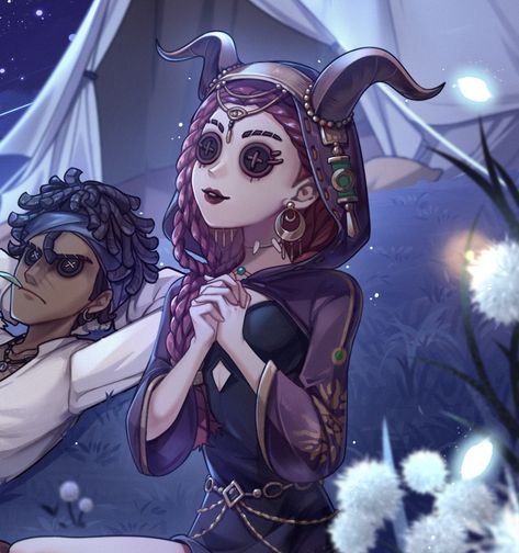 Priestess Idv Fanart, Fiona Gilman Fanart, Fiona Identity V, Fiona Gilman, Idv Icons, Camp Buddy, Identity V, Cute Icons, My Art