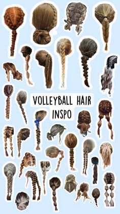 Hair Styles Asian, Blue And Black Braids, Cute Sporty Hairstyles, Volleyball Hair, Hair Styles For Short Hair, Styles For Short Hair, Hairstylist Quotes, Gents Hair Style, Hair Bun Tutorial