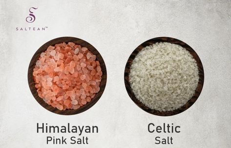 Celtic Sea Salt Vs Himalayan Pink Salt - Saltean Sea Salt Benefits, Salt Benefits, Healthy Salt, Celtic Salt, Himalayan Rock Salt, Salt Block, Celtic Sea Salt, Pink Sea Salt, Himalayan Sea Salt