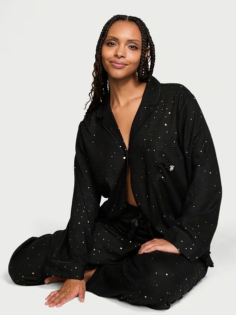 Buy Flannel Long Pajama Set - Order Pajamas Sets online 5000000360 - Victoria's Secret US Lingerie Catalog, Victoria Secret Pajamas, Flannel Pajama Sets, Drawstring Waist Shorts, Pajamas Sets, Top Hits, Cute Pajamas, Chunky Knitwear, Newborn Dresses