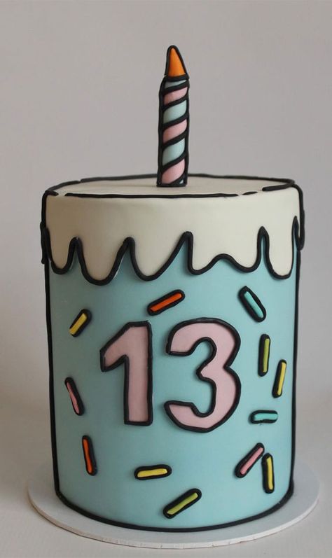 2d Birthday Cake Design, Cake Ideas 12 Birthday, 13birthday Cakes, 2d Cakes Ideas, Thirteen Cake Ideas, Birthday Cake For 11, Cakes For 13th Birthday Boy, Cake Designs 13th Birthday Girl, Birthday Cake Ideas 13 Girl