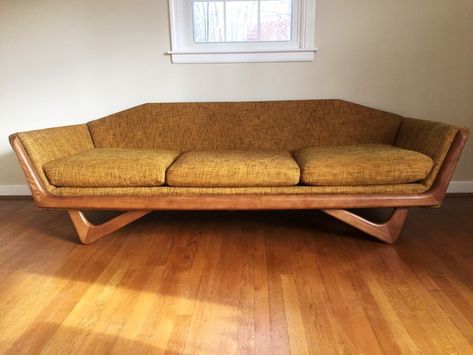 Mcm Sofa, Adrian Pearsall Sofa, Victorian Ceiling, Mid Century Couch, Mid Century Modern Couch, Sofa Covers Online, Sf Apartment, Dream Sofa, Vintage Couch