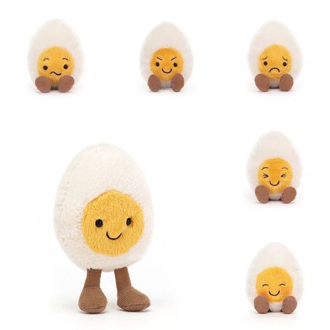 Egg Plushie, Jellycat Wishlist, Cat Egg, Cartoon Model, Jellycat Stuffed Animals, Jelly Cat, Doll Cartoon, Egg Toys, Cute Egg