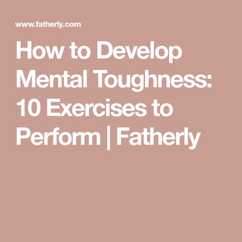 How To Build Mental Strength, Mental Strength Exercises, Baseball Mental Toughness, Mental Toughness Challenge, Building Mental Strength, Sports Mental Toughness, Volleyball Mental Toughness, Softball Mental Toughness, How To Become Mentally Tough