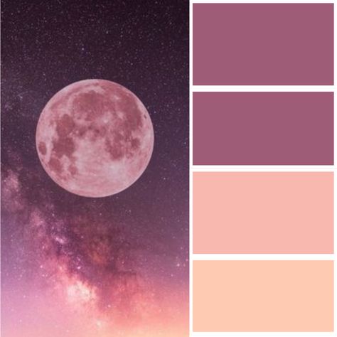 Pink Purple Gold Color Palette, Twilight Colour Palette, Celestial Colour Palette, Sensual Color Palette, Twilight Color Palette, Celestial Color Palette, Moon Color Palette, Pokemon Dnd, Nursery Color Palette