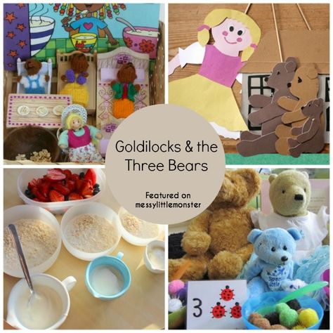 goldilocks and the three bears art craft and activities for preschoolers and toddlers Goldilocks And The 3 Bears Preschool Activities, Goldilocks And The 3 Bears Preschool, Goldy Locks And The Three Bears Activity, Goldie Locks And The Three Bears, Goldilocks Craft, Goldilocks And The Three Bears Preschool, Twos Classroom, Library Preschool, Bear Crafts Preschool