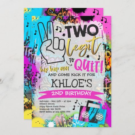 90s Hip Hop Birthday Party, Two Legit To Quit Birthday, 90s Hip Hop Party, Hip Hop Birthday Party, Graffiti Party, Hip Hop Birthday, Hip Hop Kids, 12 Birthday, Hiphop Party