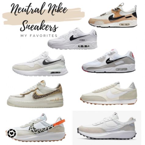 Nike sneakers for woman Nike Shoes Women Trendy, Nike Tennis Shoes For Women, Neutral Sneakers Women, Popular Nike Shoes, City Sneakers, Casual Shoes Outfit, New Nike Shoes, Slacks For Women, Nike Sneakers Women