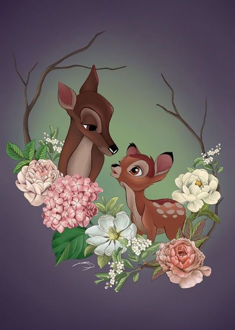 Bambi 1942, Disney Amor, Animated Movie Posters, Bambi Art, Pixar Animation, Bambi Disney, Love For Him, Images Disney, Disney Animals