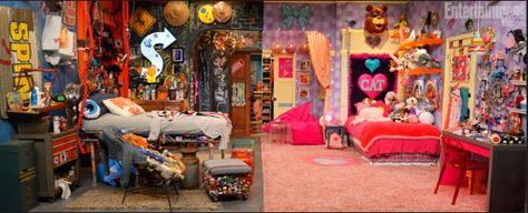 Sam and Cats room. I like Sams(: Icarly Bedroom, Icarly And Victorious, Cat Bedroom, Sam & Cat, Sam And Cat, Nickelodeon Shows, Cat Ideas, Russian Blue Cat, Super Cat