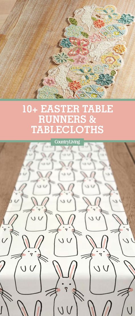 Easter Table Cloth, Tablecloth Ideas Diy, Blue Easter Basket, Brunch Easter, Easter Dinner Table, Easter Tablecloth, Easter Table Runners, Family Brunch, Table Runner Diy