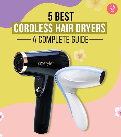 5 Best Cordless Hair Dryers Of 2021 – A Complete Guide Best Blow Dryer, Cordless Hair Dryer, Vitamin A Serum, Portable Hair Dryer, Travel Hair Dryer, Best Hair Dryer, Hair Dryer Brush, Hair Dryers, Hair Styler