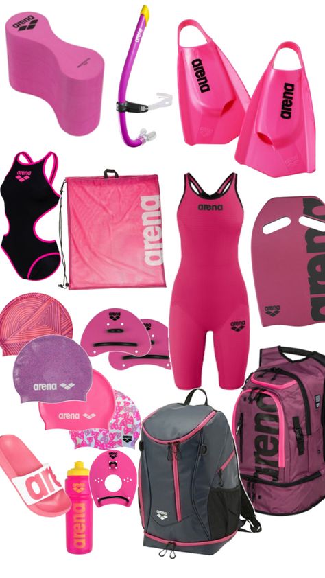 Swim Essentials Bag, Swimming Sport Outfit, Swimmer Stretches, Swimmer Outfits, Swimming Posters, Swimming Photos, Swimming Pictures, Arena Swimsuit, Swimming Outfits