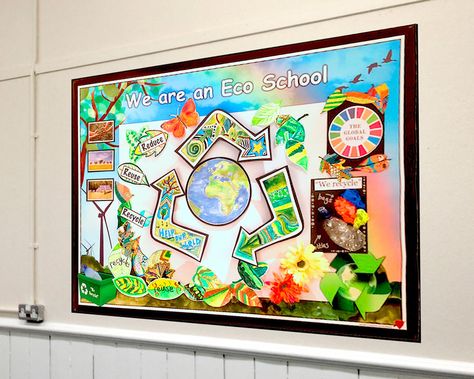 Eco School Display Eco Committee Display, Eco Board Display, Eco Schools Display, Eco Bulletin Board Ideas, Eco School Display, Eco School Display Board, Eco Display School, Curriculum Display, Eco Club Activities