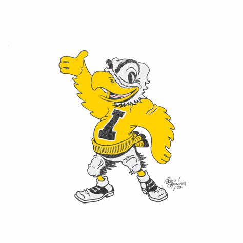 Hawkeye Logo, Vintage College, College Logo, Clothing Designs, Iowa Hawkeyes, Clothing Mockup, Game Day Shirts, Mood Board Design, Hawkeye