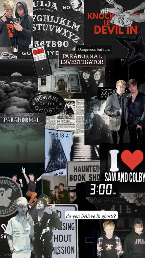 #samandcolby #samgolgach #colbybrock #ghost #ghosthunters #samgolbachandcolbybrock Colby Wallpaper Aesthetic, Sam And Colby Aesthetic, Sam And Colby Wallpaper, Colby Wallpaper, Dark Green Aesthetic, Mood Colors, Colby Brock, Johnnie Guilbert, Ghost Hunters