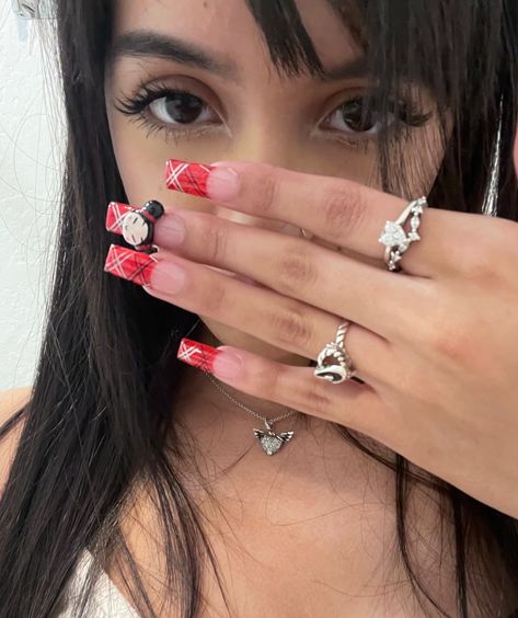 c (@0C1000) on X Pucca Nails, Dark Blue Nails, Blue Nails, Nail Inspo, Cute Nails, Acrylic Nails, Nail Art, Nails