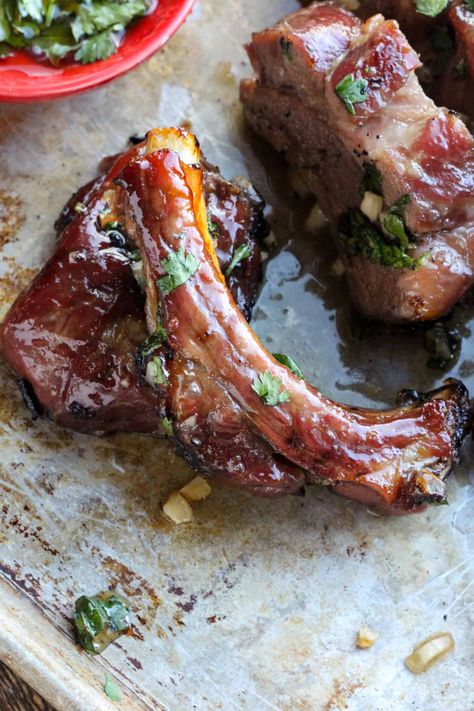 Sticky Vietnamese Air Fryer Pork Ribs - Recipe by Blackberry Babe Vietnamese Ribs Recipe, Easy Pork Ribs, Ribs In The Air Fryer, Beef Kabob Recipes, Pork Ribs Recipe, Healthy Pork Recipes, Air Fryer Pork, Healthy Pork, Pork Spare Ribs