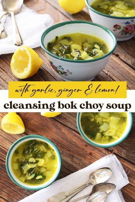 cleansing bok choy soup recipe pin Vegetable Soup Bokchoy, Sweetcorn Soup, Lighter Meals, Soup Quick, Cheesy Potato Soup, Vegetable Soup Healthy, Clean And Delicious, Premier Protein, Keto Ideas