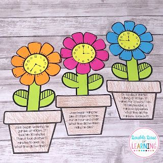 Spring Math Crafts for First and Second Grade! Spring Classroom, Spring Math, Math Crafts, Solving Word Problems, Tens And Ones, Fact Families, Ten Frame, Meet The Teacher, Spring Activities