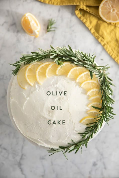 Chocolate Olive Oil Cake, Orange Olive Oil Cake, Olive Oil Cake Recipe, Lemon Olive Oil Cake, Cake Orange, Moist Lemon Cake, Cake Lemon, Oil Cake, Lemon Olive Oil