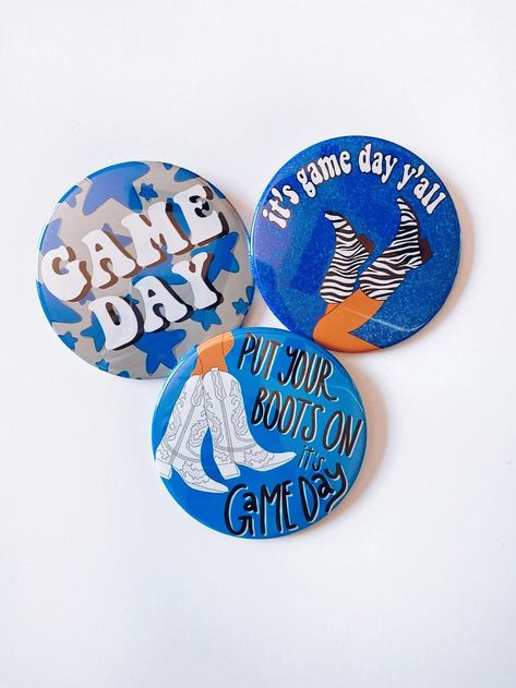 Chi Omega Buttons, Gameday Buttons, Game Day Pins, College Football Tailgate, Game Day Buttons, Pink Week, Sorority Buttons, Spirit Buttons, Sorority Pins