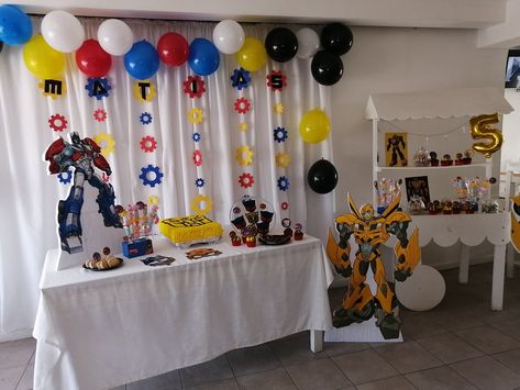 Transformers Ideas, Transformers Birthday, Transformer Party, Transformer Birthday, Optimus Prime, Monster Truck, 4th Birthday, Bday Party, Birthday Ideas