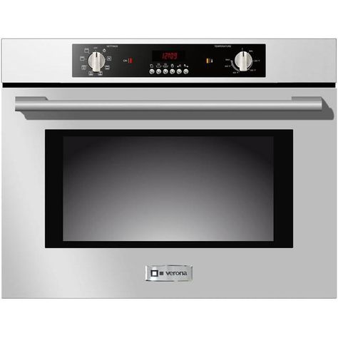 Verona Wall Ovens VEBIEM301SS (Single Oven) from Alexander & Ray's TV & Appliances Wall Ovens, Self Cleaning Ovens, Electric Wall Oven, Single Wall Oven, Single Oven, Cool Doors, Oven Cleaning, Heat Resistant Glass, Knobs And Handles