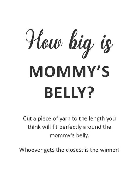 Free Printable How big is Mom's Belly Game How Big Is Mommys Belly Game Printable, Guess The Size Of Moms Belly, Advice For Mommy To Be Printable Free, How Big Is The Bump Game, Measure Moms Belly Game, Measure The Belly Game, How Big Is Mommys Belly Game, How Big Is Mommy's Belly Free Printable, Baby Shower Questions