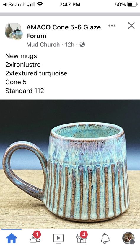 Opulence Sea Spray Glaze, Mayco Glaze Abalone Combinations, Glaze Layering Ceramics, Amaco Cosmic Tea Dust Glaze Combinations, Amaco Glaze Combos, Potters Choice Glaze Combinations, Glaze Combinations For Pottery, Glaze Layering, Ceramics Pottery Mugs